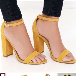 Steve Madden Carrson Yellow Sandals sz 8